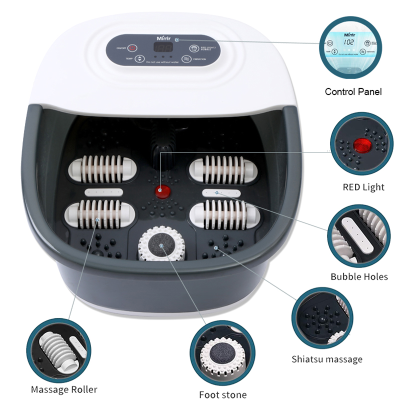 MM-20M-8 Manual Foot Spa Bath Massager with Vibration