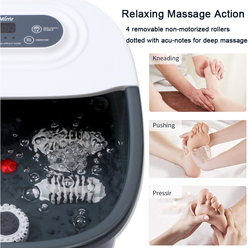 MM-20M-8 Manual Foot Spa Bath Massager with Vibration