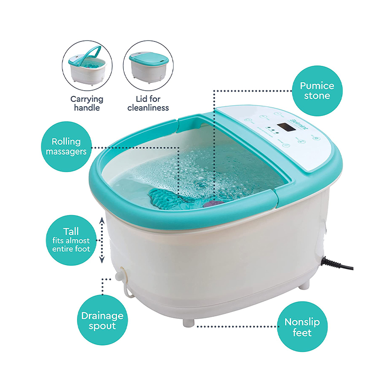 KY-888 Automatic Foot Spa Bath Massager with Oxygen Bubbles